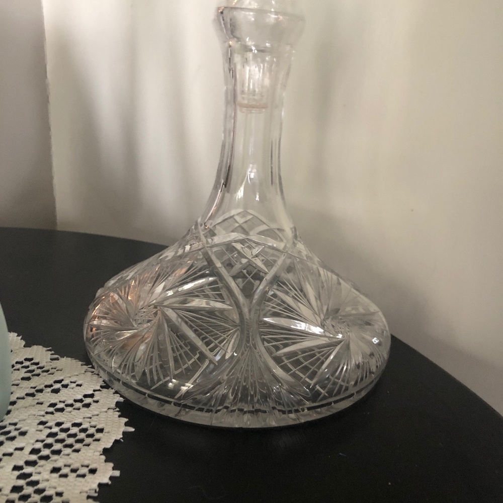 Vintage Crystal Decanter